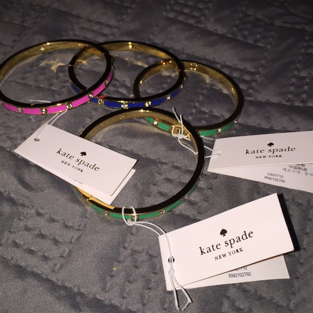NEW! Kate Spade ♠️ Bangle Set - Picture 3 of 3